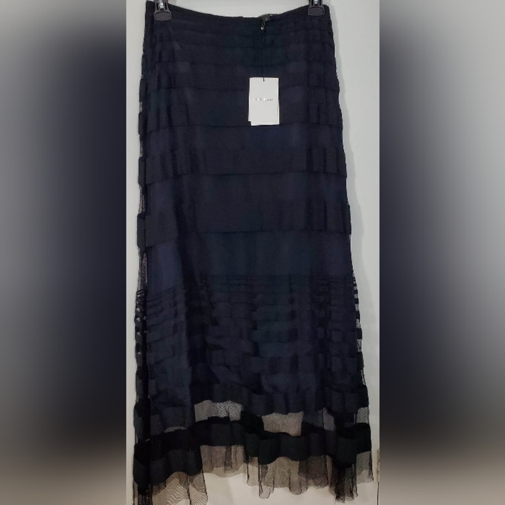 Jill Stuart black Maxi skirt size 8